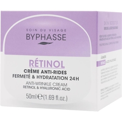 Kem dưỡng chống nhăn Byphasse Retinol & Hyaluronic Acid Anti-Wrinkle Cream
