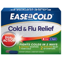 Viên uống giảm cảm cúm ngày và đêm Ease a Cold Cold & Flu Day & Night