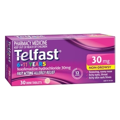 Viên uống chống dị ứng Telfast 6-11 Years 30mg
