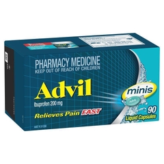 Viên uống giảm đau Advil Ibuprofen Pain Relief Liquid Mini