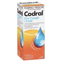Viên uống giảm ho khô và cảm cúm Codral Dry Cough & Cold