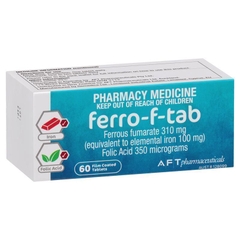 Viên uống bổ sung sắt và axit folic Ferro F