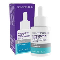 Tinh chất cấp ẩm và làm sáng da Skin Republic Hyaluronic Acid 1% + Niacinamide 2% Serum