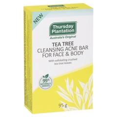 Xà phòng giảm mụn cho mặt và cơ thể Thursday Plantation Tea Tree Cleansing Acne Bar for Face & Body