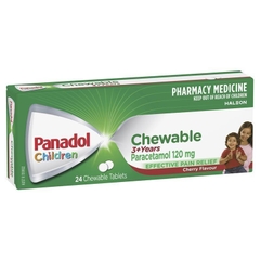 Viên nhai giảm đau hạ sốt cho trẻ em Panadol Children Chewable Tablets 3 Years+