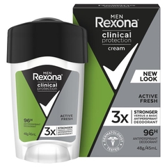 Sáp khử mùi ngăn mồ hôi dạng kem Rexona Men Clinical Protection Antiperspirant Cream Stick