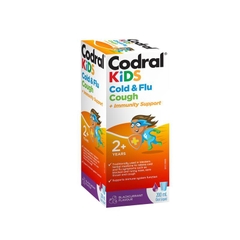 Siro cảm cúm, ho và tăng sức đề kháng cho trẻ Codral Kids Cold & Flu Cough + Immunity Support