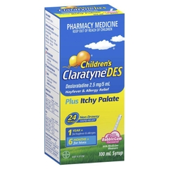 Siro giảm dị ứng cho trẻ em Claratyne Children’s DES Hayfever & Allergy Relief Bubblegum