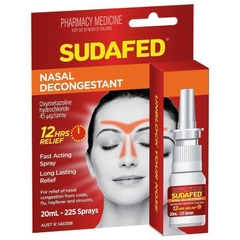 Thuốc xịt mũi giảm nghẹt mũi Sudafed Nasal Decongestant Spray