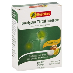 Viên ngậm đau họng Bosisto's Eucalyptus Throat Lozenges