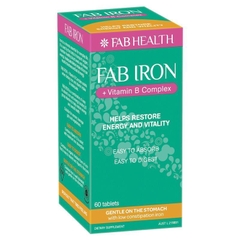 Viên uống bổ sung sắt Fab Iron + Vitamin B Complex