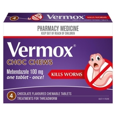 Thuốc tẩy giun Vermox Worming Treatment