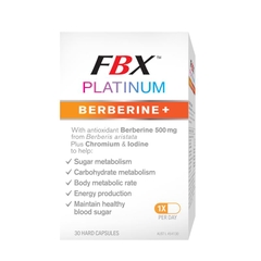 Viên uống hỗ trợ đường huyết FBX Platinum Berberine+