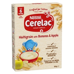 Bột ăn dặm Nestle Cerelac Multigrain with Banana & Apple Baby Cereal Stage 3