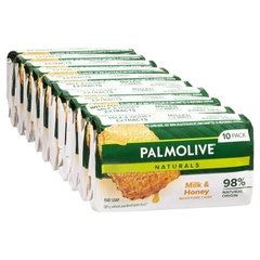 Xà bông cục dưỡng ẩm Palmolive Naturals Replenishing Bar Soap Milk & Honey