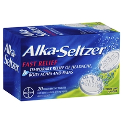 Viên sủi giảm đau nhanh Alka Seltzer Fast Relief Effervescent