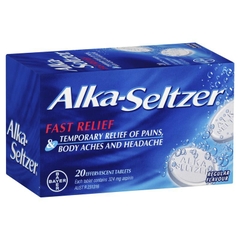 Viên sủi giảm đau nhanh Alka Seltzer Fast Relief Effervescent