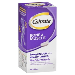 Caltrate Bone and Muscle Health Plus Minerals của Úc 100 viên