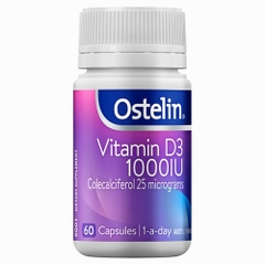 Viên uống bổ sung Vitamin D3 1000IU Ostelin của Úc