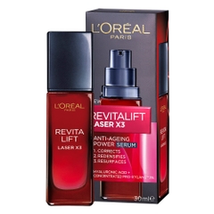 Serum dưỡng da L'Oreal Paris Revitalift Laser x3 Anti-Ageing 30ml