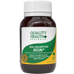 Viên uống bổ sung sắt Quality Health High Absorption Iron+ 30 viên