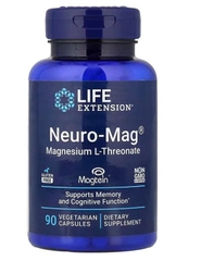 Viên uống hỗ trợ não bộ Life Extension Neuro-Mag Magnesium L-Threonate.