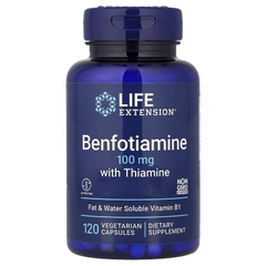 Viên uống hỗ trợ chuyển hóa đường huyết Life Extension Benfotiamine 100mg with Thiamine