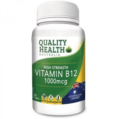 Viên uống bổ sung Vitamin B12 1000mcg Quality Health High Strength 90 viên