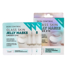 Mặt nạ thạch dưỡng căng bóng vùng mắt Skin Control Glass Skin Under Eye Jelly Masks