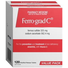 Viên uống bổ sung sắt và Vitamin C Ferro-Grad Iron & Vitamin C