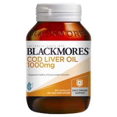 Dầu gan cá tuyết Blackmores Cod Liver Oil 1000mg 80 viên