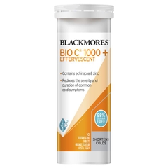 Viên sủi bổ sung Vitamin C, Kẽm & Echinacea Blackmores Bio C 1000mg Echinacea + Zinc Effervescent 10 viên