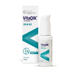 Xịt miệng bổ sung Vitamin D3 & K2 Henry Blooms VitaQIK Vitamin D3 & K2 Oral Spray