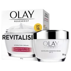 Kem dưỡng da mặt chống lão hóa Olay Regenerist Advanced Anti-Ageing Revitalising Hydration Face Cream SPF15