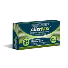 Viên uống giảm dị ứng và viêm mũi dị ứng AllerNex Hayfever & Allergy Relief Loratadine 10mg