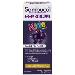 Siro cảm cúm Sambucol Kids Cold & Flu Relief Black Elderberry