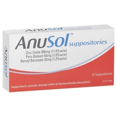 Thuốc đặt trị trĩ Anusol Suppositories