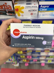 Viên uống chống đột quỵ Mayne Pharma Aspirin 100mg 112 viên