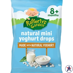 Bánh sữa chua cho bé Rafferty's Garden Natural Mini Yoghurt Drops 8g