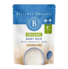 Bột ăn dặm Bellamy’s Organic Baby Rice Prebiotic (Gos)