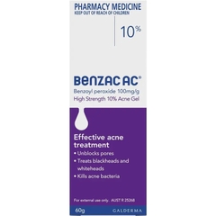 Gel trị mụn Benzac AC Gel 10% 60g