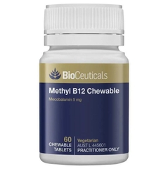 Viên nhai hỗ trợ thần kinh & hệ miễn dịch BioCeuticals Methyl B12 Chewable 60 viên