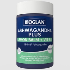 Viên uống hỗ trợ an thần Bioglan Ashwagandha Plus 60 viên