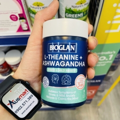 Viên uống hỗ trợ giảm căng thẳng & lo âu Bioglan L-Theanine + Ashwagandha 50 viên