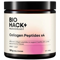 Bột Collagen đa năng Wanderlust BioHack Collagen Peptides x4 150g