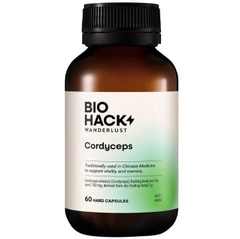 Viên uống Đông trùng hạ thảo BioHack Wanderlust Cordyceps 60 viên