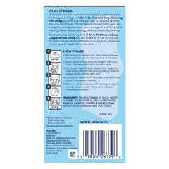 Miếng dán lột mụn làm sạch sâu lỗ chân lông Biore Mens Charcoal Deep Cleansing Pore