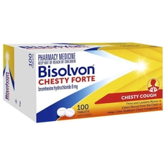 Viên uống tiêu đờm mạnh Bisolvon Chesty Forte Cough