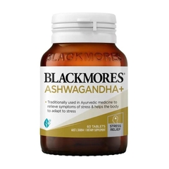 Viên uống giảm căng thẳng Blackmores Ashwagandha+ Vitamin B 60 viên