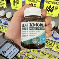 Viên uống hỗ trợ năng lượng tế bào và chống lão hóa Blackmores Cellular Energy NMN 250mg